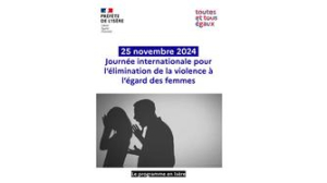 Journ&eacute;e mondiale de lutte contre les violences faites aux femmes