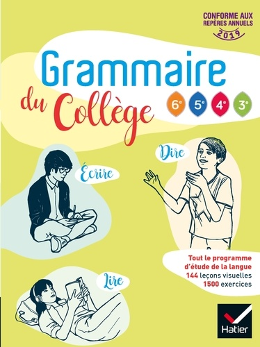 Grammaire du coll&egrave;ge 6e 5e 4e 3e