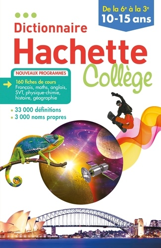 Dictionnaire Hachette coll&egrave;ge