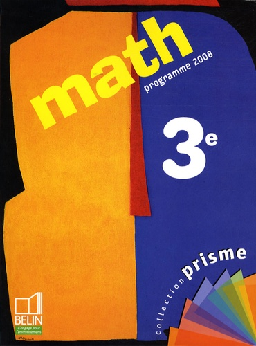 Math 3e Programme 2008 - Belin