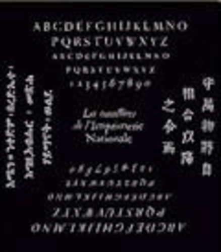 Les caract&egrave;res del'imprimerie