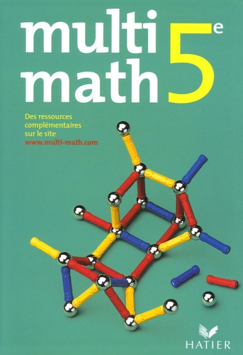 Math&eacute;matiques 5e Hatier 2007 : Mulyimath