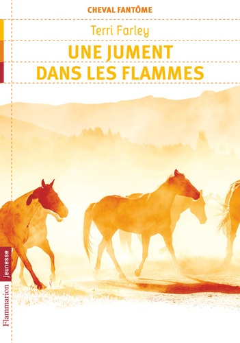 Une jument dans les flammes